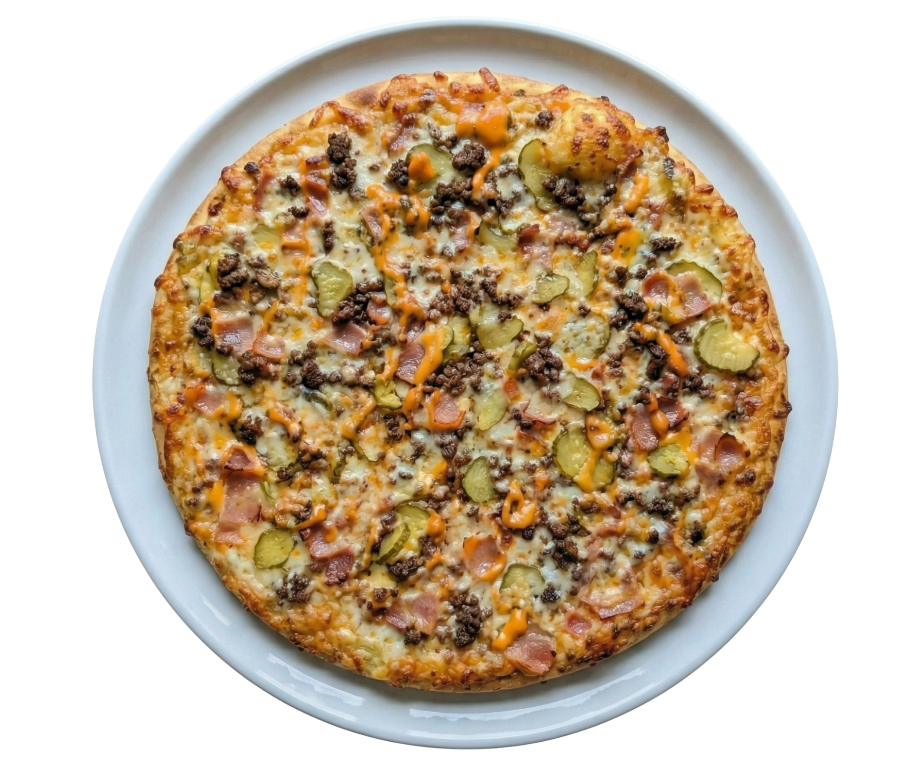 Cheeseburger Pizza