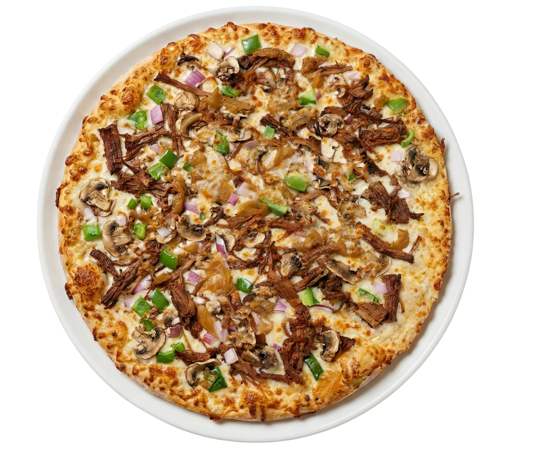 Philly Cheese Pizza